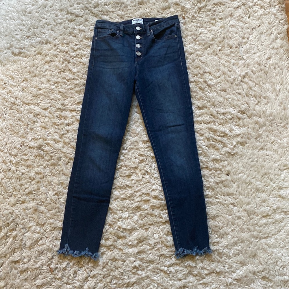 Women’s WilliamRast size 29 button down Highrise Ankle jeans